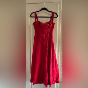 House of CB Strapless Red Dress